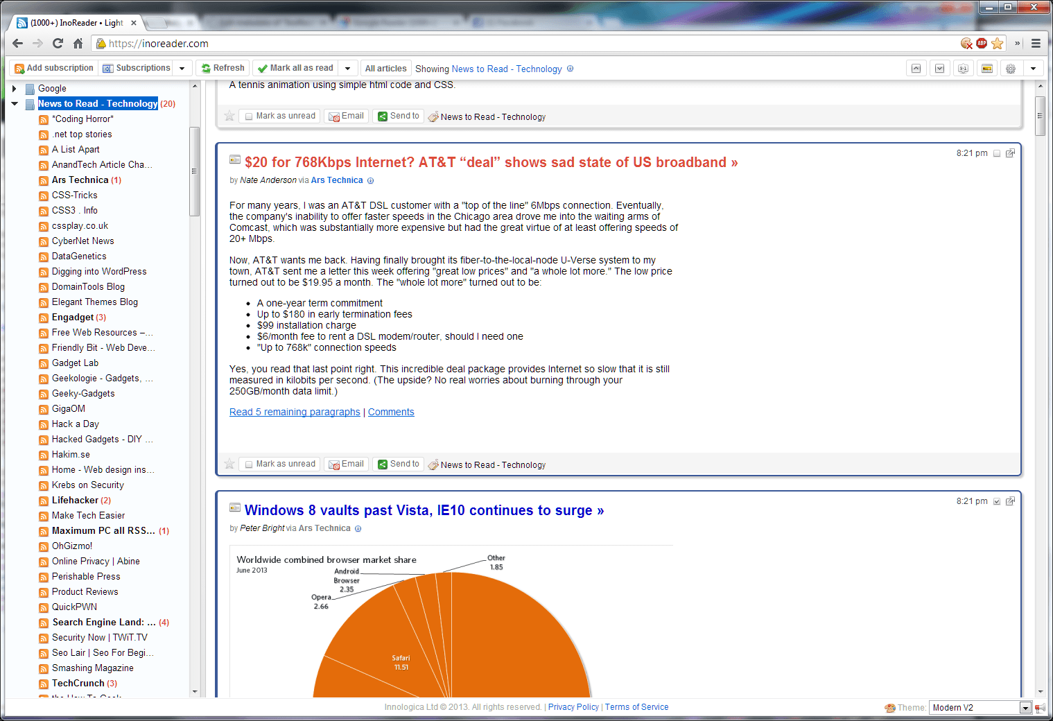 InoReader Enhancements v20130704.1