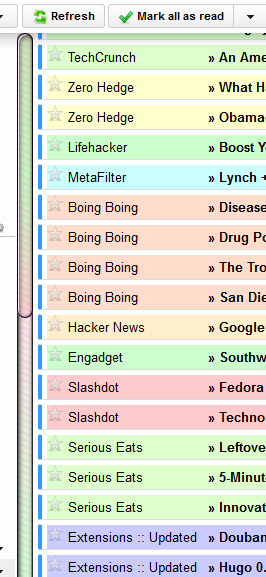@InoReader: Colorful Feeds