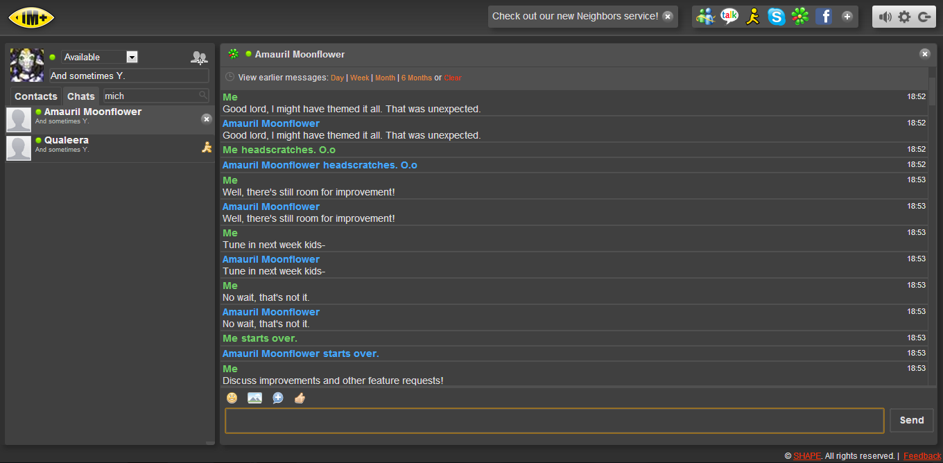 Plus.im Dark Theme 0.6