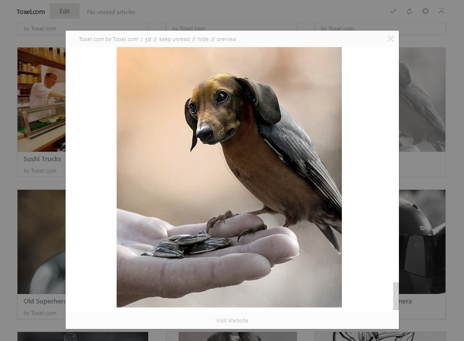 Feedly - awesomeness