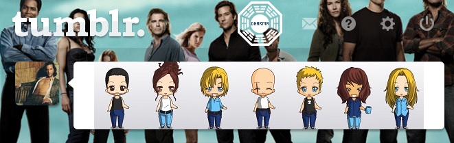 Chibi LOSTies Icon Bar