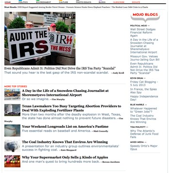 Mother Jones Desktop