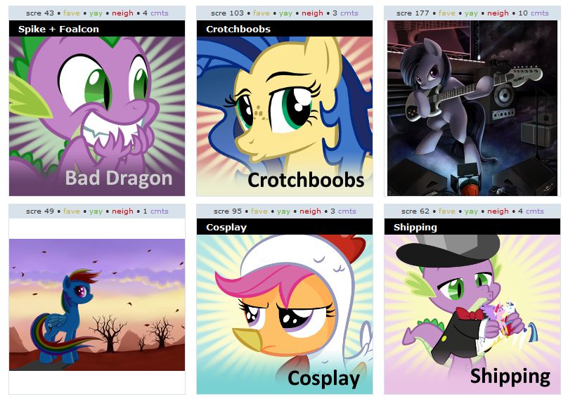 Derpibooru - Custom spoilers