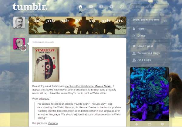 Where the Wild Things Are [Tumblr dash theme]