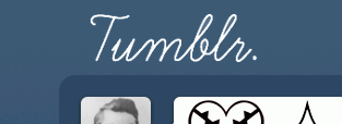 Cursive logo [Tumblr logo]