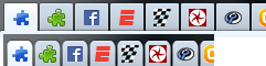 Opera-like tab shape for Firefox