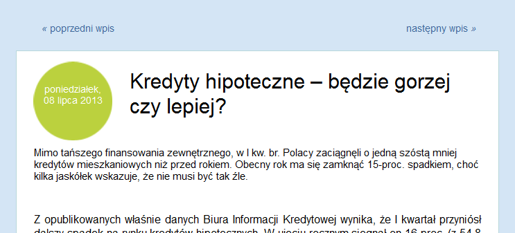 Obiektywnie o finansach - minimalistic