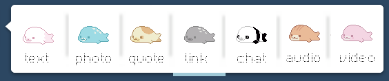 Mamegoma seals [Tumblr post icons]