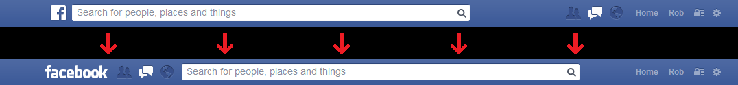 Facebook Navbar Fixed (FIREFOX)