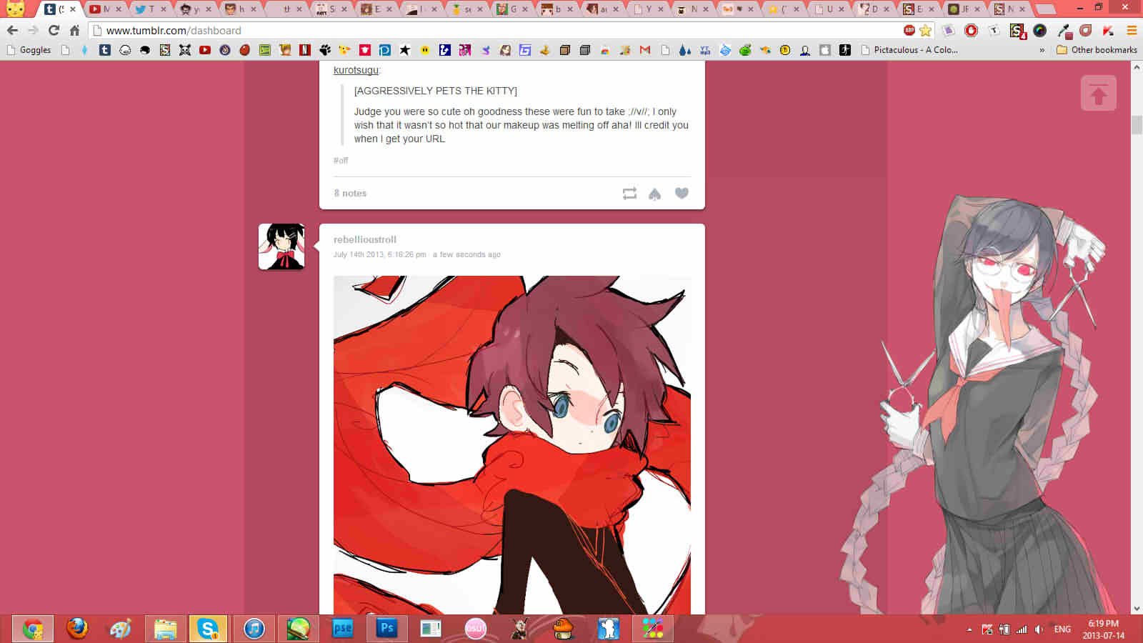 Tumblr Dashboard - Dangan Ronpa - Genocider Syo