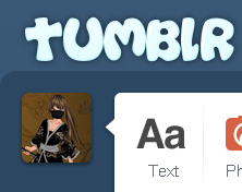 Pastel Blue 3D Bubble Letters tumblr Logo