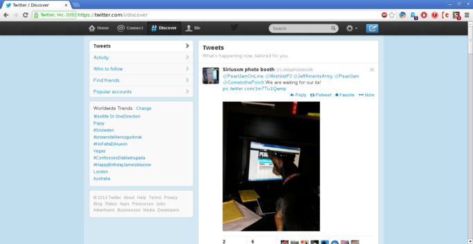 Twitter hide 'Who to follow'