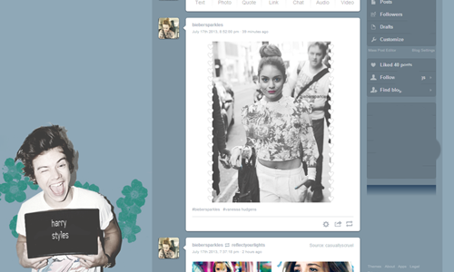 ♥ harry styles dashboard ♥