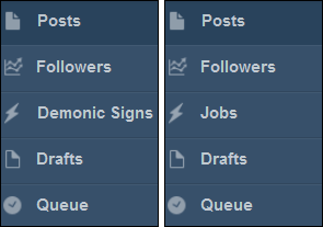 Tumblr - Activity - Jobs/Demonic Signs