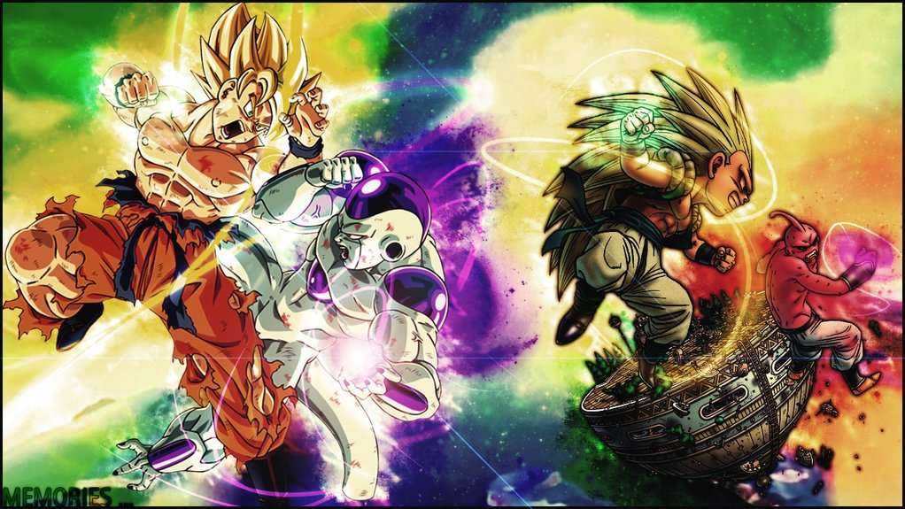 Goku Vs Freiza Gotenks vs Buu
