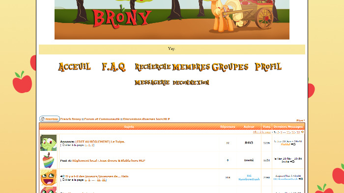 French-Brony : Apple Jack (par Lagirarius)