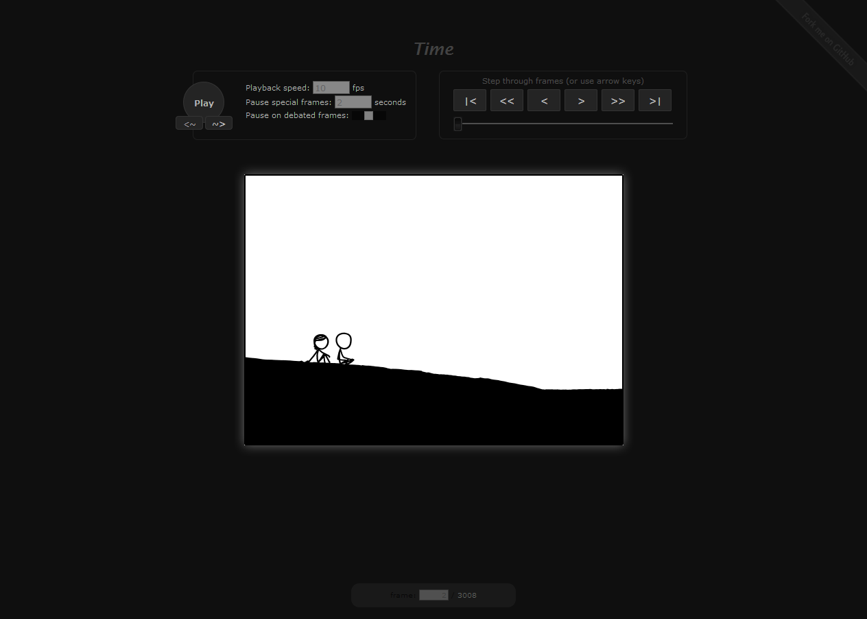 xkcd Time - Geekwagon & Aubronwood, Darkened