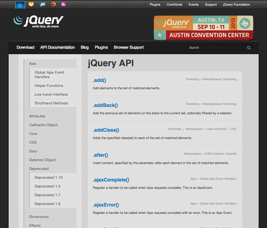 Jquery Dark/Clean
