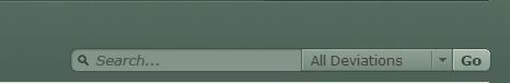no moar orange search bar