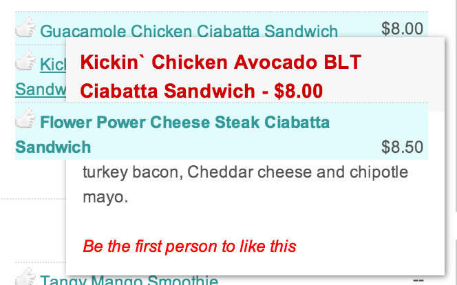 seamless menu tip hover z-index fix