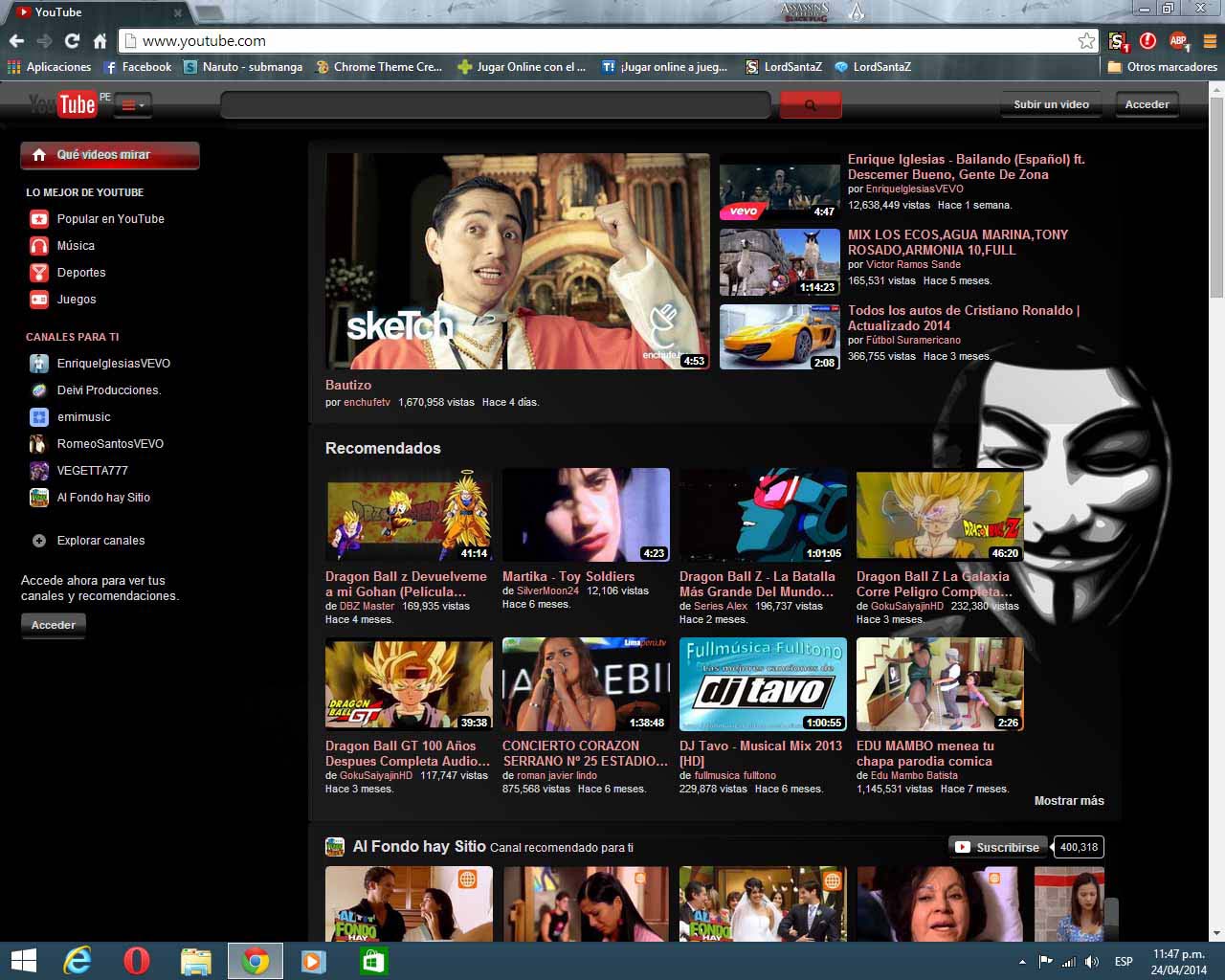 Anonymous Youtube by LordSantaZ