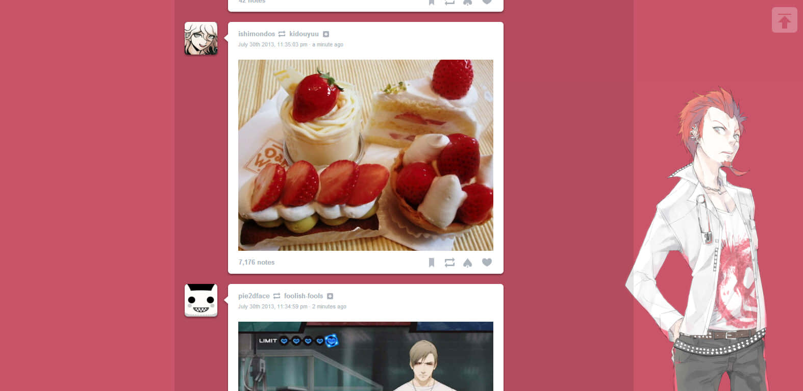 Tumblr Dashboard - Dangan Ronpa - Leon Kuwata