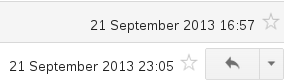 Gmail display full date