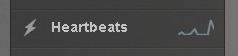 Heartbeats activity button