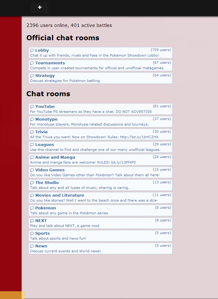 Pokemon Showdown Red Style