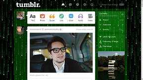 Tumblr Dashboard Background: Simple Matrix 2
