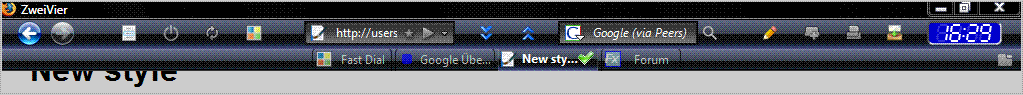 Firefox 3** - Nasa Night Theme - ZweiVier Style