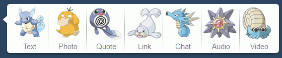 Pokemon Gen 1: Water [Tumblr post icons]