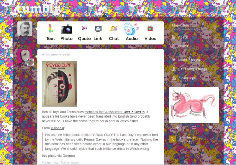 Animated kawaii background [Tumblr dash theme]