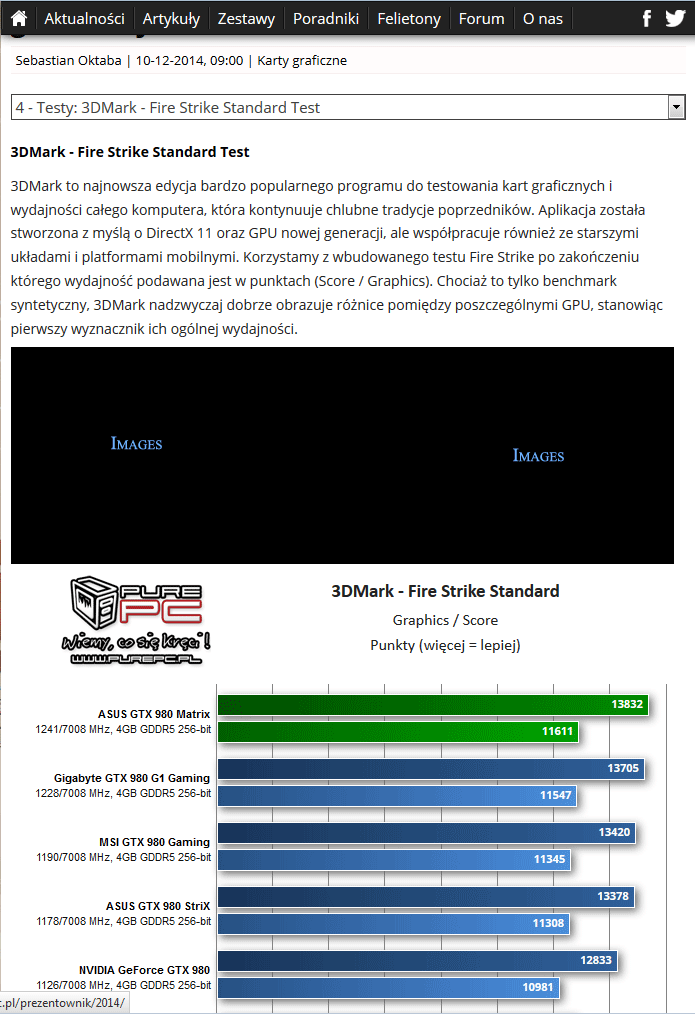 PurePC strona główna dla ślepych