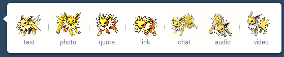 Pokemon Jolteon [Tumblr post icons]