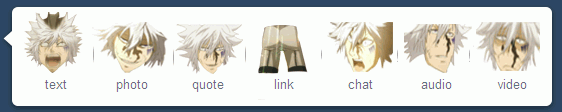 Crazy Byakuran [Tumblr post icons]