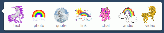 Cornify [Tumblr post icons]