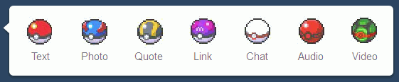 Pokemon Pokeballs [Tumblr post icons]