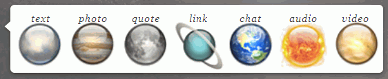 Planets [Tumblr post icons]