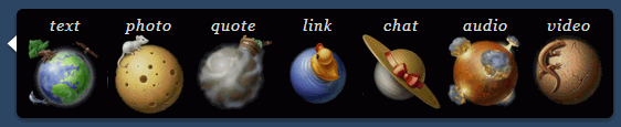 Comic planets [Tumblr post icons]