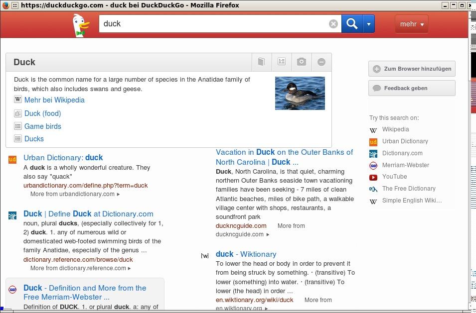 DuckDuckGo MultiCol