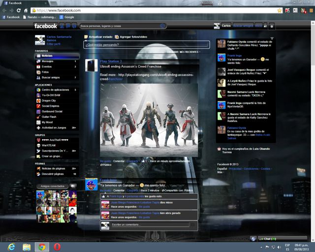 Final Fantasy Facebook by LordSantaZ