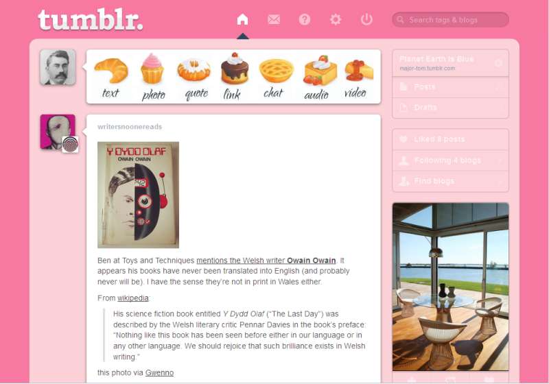 Yummy! [Tumblr dash theme]