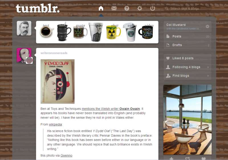 Coffee #1 [Tumblr dash theme]