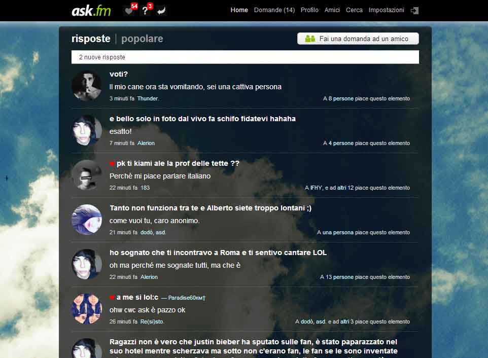 Transparent Ask.fm Theme