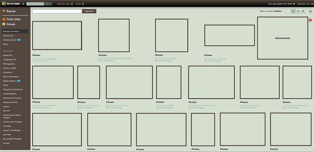 Chocolate Mint DeviantART (Minimalist)