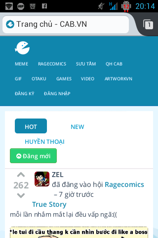 Giao diện CAB.VN - MOBILE - v1.0