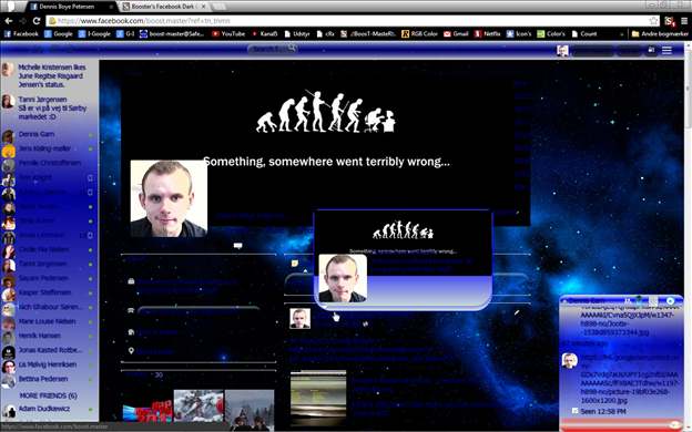 Facebook Dark Galaxy Ez