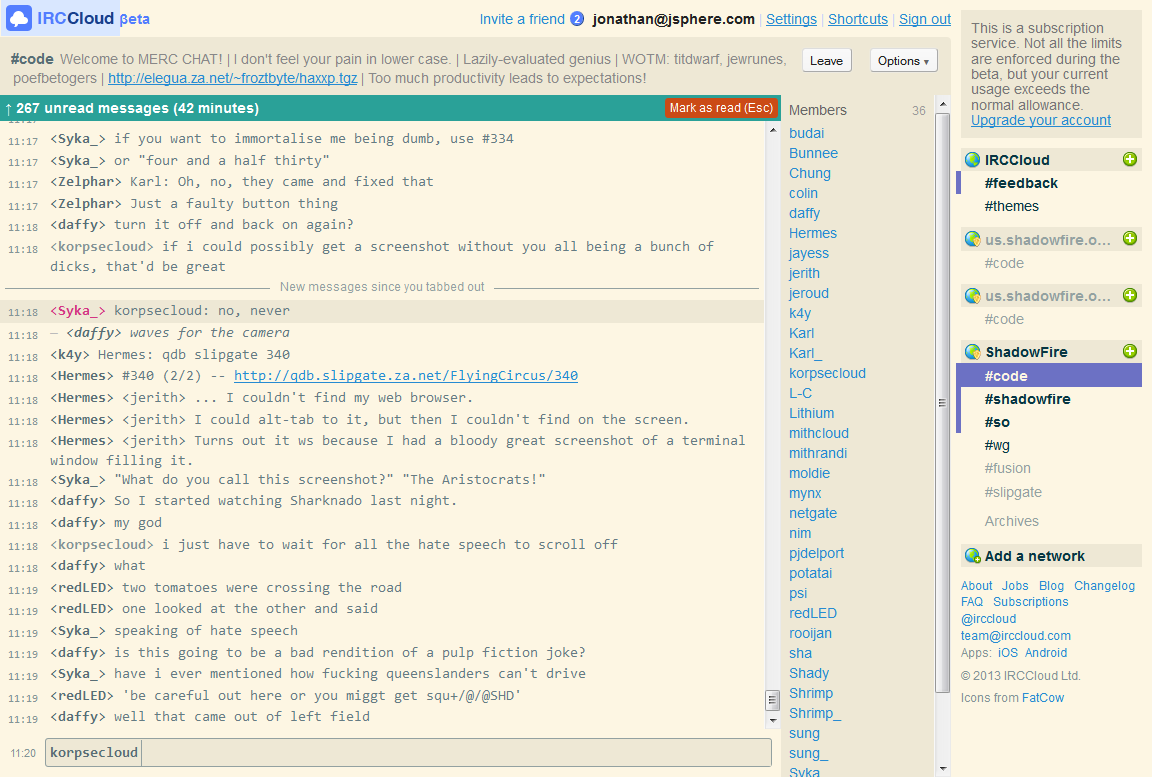 Solarized IRCCloud (Light)