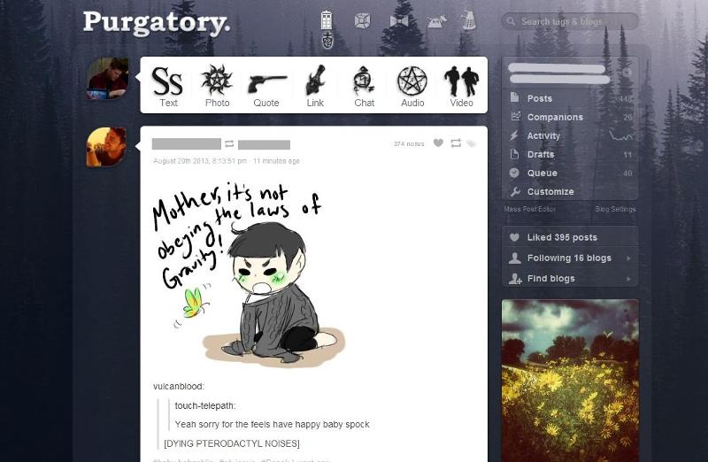 Dark Forest Tumblr Theme